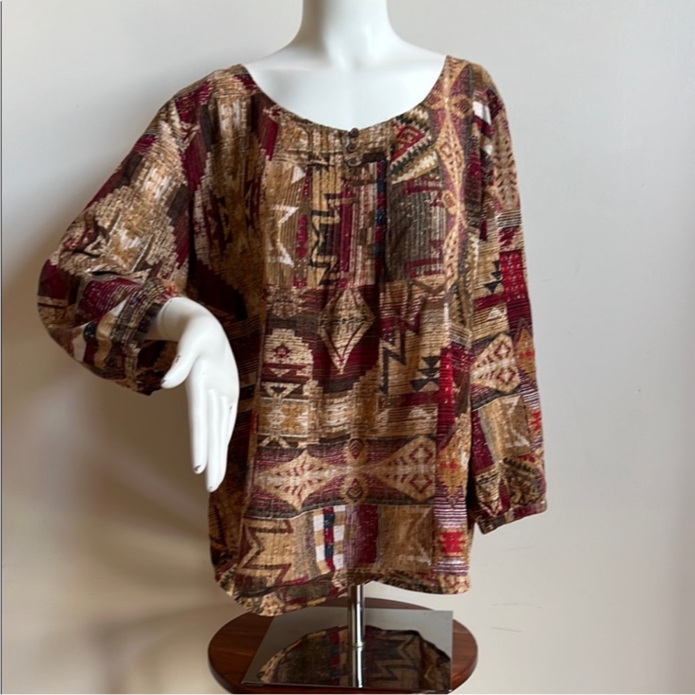 Ralph Lauren Multicolor Boho Blouse
